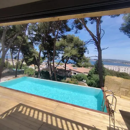 Vue Etang Thau Climatise Villa